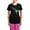 With Pink Pant, variant on CafePress - Blowing Dandelion Aqua Women's Dark Pajamas - Women's Short Sleeve Print T-Shirt and Pants Dark Cotton Pajama Set