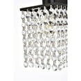 thumbnail image 7 of Phineas 1 light bath sconce in black with clear crystals, 7 of 7