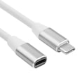 thumbnail image 1 of Cable de extensión tipo C USB-C macho a hembra Cable de datos de carga (plata) Likrtyny  Componentes de la computadora, 1 of 6