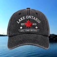 thumbnail image 4 of Lake Ontario Hat Unisex Lake Ontario Graphic Print Baseball Cap for Adults, Adjustable Dad Hat Casual Outdoor Wear, 4 of 4
