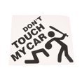 thumbnail image 1 of Etiqueta engomada del vinilo de la ventana del parachoques del coche '' NO TOQUES MI COCHE '' gráfico negro Baoblaze Pegatinas gráficas para parachoques de la ventana, 1 of 8