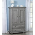 thumbnail image 3 of Oxford Baby Westport 4-Drawer Armoire, Dusk Gray, 3 of 5