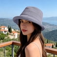 thumbnail image 2 of Bibifish Womens Bucket Hat Sun UPF 50 + Foldable Lightweight Short Brim Outdoor Travel Cap For Summer Sun Protection, 2 of 6