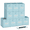 Blue-11", variant on Fabric Cube Storage Baskets Dark pink 11" Set of 10