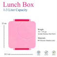 thumbnail image 5 of PoppiKids, Bento Lunch Box for Kids, with Thermos Soup Food Jar - Pink, 5 of 18