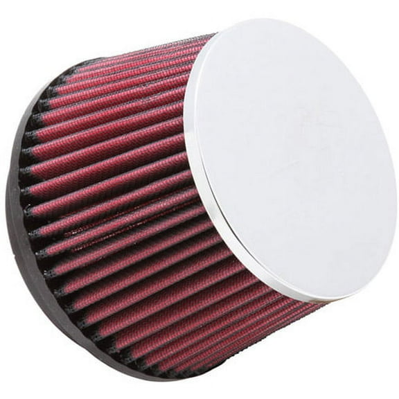 K&N Universal Clamp-On Air Filter: High Performance, Premium, Replacement Engine Filter: Flange Diameter: 3.9375 In, Filter Height: 3.625 In, Flange Length: 0.75 In, Shape: Round Tapered, RC-5057