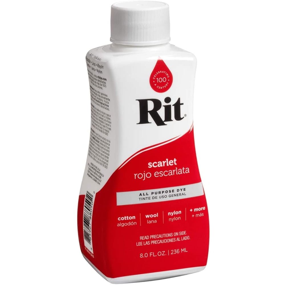 Rit All Purpose Liquid Dye 8 oz Cherry Red, 6 Pack