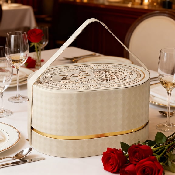 Upgraded Gift Box Velvet Handle Gift Box Valentine Return Gift Candy Box White Valentine's Day Gifts