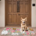 thumbnail image 4 of Pomeranian Dog and Flower Floral Door Rugs,Washable Non Slip Door Mats Indoor,Decorative Door Mats,Entry Mat Indoor for Entrance,Bedroom,Kitchen,Bathroom,16"x47", 4 of 6