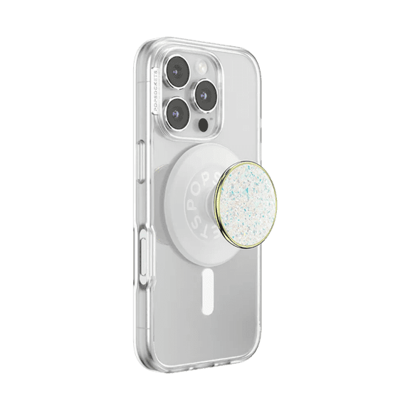 PopSockets Phone Grip for MagSafe, Magnetic Holder, Phone Stand, Enamel - Enamel Opal