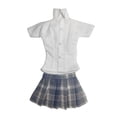 thumbnail image 4 of Camisa de manga corta y vestido de falda Hugo 1/6 Violeta, 4 of 10