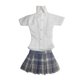 thumbnail image 3 of Camisa abotonada y falda para cosplay, estilo retro, miniatura, ropa de moda, 1/6 falda violeta, 3 of 9