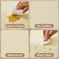 thumbnail image 6 of Teler Leather Baby Play Mat, 1.3" Thick Leather Crawling Mat, Cushioned & Waterproof Soft Playmat for Toddlers, Infants, 50" x 50", Beige, 6 of 10