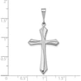 thumbnail image 4 of 14K White Gold Passion Cross Pendant (43 X 20) Made In United States ch110, 4 of 6