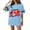 Light Blue Short Sleeve, variant on Soccer Jersey for Women Crew Neck Football Summer Shirts Short Sleeve Basic National Emblem Detail 2026 Tops Spain Brazil Argentina France Germany Portugal Navy 3XL