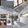 thumbnail image 2 of Border Collie Dog and Flower Florals Kitchen Rug Mat,Kitchen Runner Rugs Non Skid Washable,Decorative Kitchen Floor Mats for Kitchen,Sink,Laundry,17"X47", 2 of 5