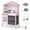 Pink, variant on Gymax Kids Play Kitchen w/2 Stoves Rotation Knobs Faucet Sink Dishwasher Drawers