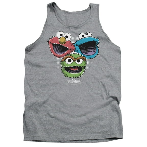 Sesame Street - Halftone Heads - Tank Top - X-Large