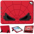 thumbnail image 3 of ELEHOLD for iPad 10.2 inch 9th/8th/7th Generation 2021/2020/2019 Rugged Case, Cute Cartoon Kids Friendly Built-in Double Kickstand Full Protection Shockproof Children Case,Red+Black, 3 of 7