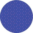 thumbnail image 1 of Ahgly Company Machine Washable Indoor Round Transitional Blue Ribbon Blue Area Rugs, 5' Round, 1 of 7