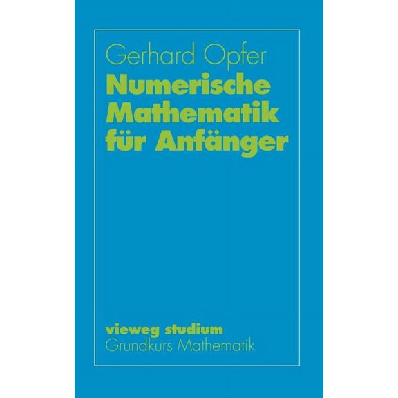 Innovationsmanagement Und Entrepreneursh Numerische Mathematik Für Anfänger, (Paperback)