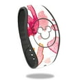 thumbnail image 1 of Skin Decal Wrap Compatible With Disney MagicBand 2 Sticker Design Pink Petals, 1 of 4