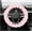 Pink, variant on Chasenew Fluffy Car Steering Wheel Cover, 15 Inches Anti-Slip Twisted Fuzzy Steering Wheel Protector, Comfortable & Luxurious Plush Wheel Wrap Cover Interior Decor for Women (Green)