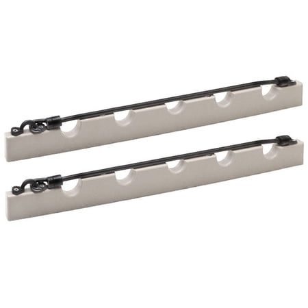Lund Boat Rod Handle Holder 1984008 | Gray 18 1/2 x 1 3/4 Inch (Pair)