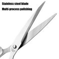 thumbnail image 4 of Qiweii 6.3 Inches Acrylic Scissors Clear Silver Scissors Fabric Straight Acrylic Stainless Steel Multipurpose Craft for Office, Home, Sewing, 4 of 6
