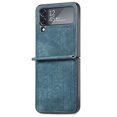 thumbnail image 1 of TECH CIRCLE Case for Samsung Galaxy Z Flip 4 Stylish Leather Pattern Anti-Scratch Non-Slip Support Wireless Charging Shockproof Case For Samsung Galaxy Z Flip 4,Green, 1 of 7