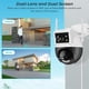 thumbnail image 3 of Cámara de videovigilancia para exteriores, dispositivo de 8MP, 4K, doble lente, Wifi, PTZ, pantalla Dual en vivo, IA, seguimiento automático, detección humana, IP, 3 of 3