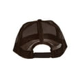 thumbnail image 4 of Mens Adjustable Trucker Hat Straw Brown With Clear Visor Bill, 4 of 4
