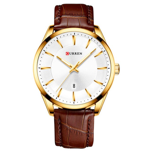Reloj Análogo para Hombre Correa Ajustable Resistente al Agua CURREN RELOJ CURREN LETT