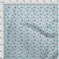 thumbnail image 4 of oneOone Cotton Jersey Turquoise Blue Fabric Asian Kaawaii Llama With Cactus Sewing Fabric By The Yard Printed Diy Clothing Sewing Supplies 58 Inch Wide, 4 of 4