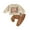 Coffee, variant on Bagilaanoe 2PCS Toddler Baby Boy Pants Set Print Long Sleeve Sweatshirt Pullover Tops Sweatpants 3M 6M 12M 18M 24M 3T Kids Casual Sweatsuits