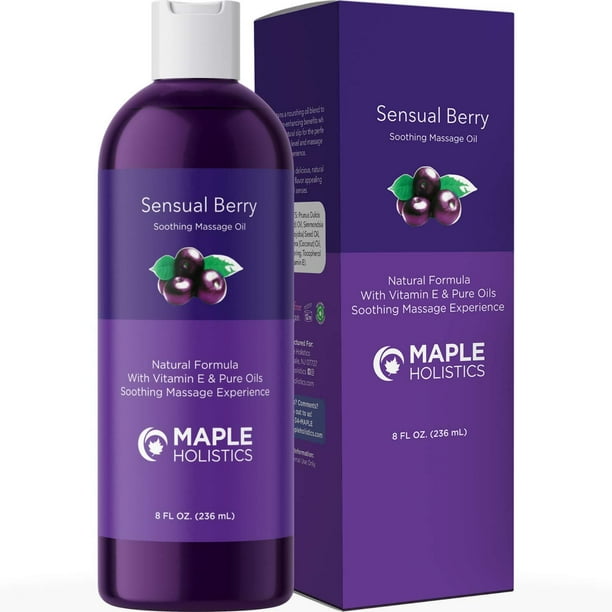 Sensual Massage Oil for Massage Therapy - Enticing Flavored Massage Oil