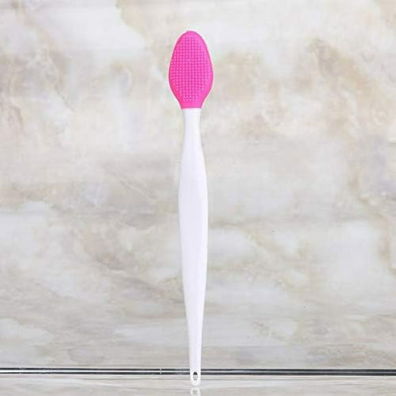 2 x Lip and Nose Scrub Brush SiliconeLip Brush Double-Sided Soft Lip Nose Exfoliator Scrubber Tool