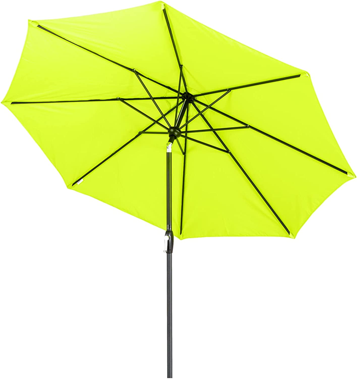 YOUTENG 9' Outdoor Market Patio Table Umbrella with Push Button Tilt