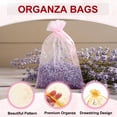 thumbnail image 3 of Uxcell Organza Bag, Sheer Butterfly Mesh Bags Drawstring Gift Bags Bulk Party Favor Bag Jewelry Pouches Gold-Silver, 3 of 6
