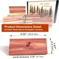 thumbnail image 3 of Cedar Blocks for Clothes Storage -40 Cedar Planks- Natural Closet Smell Eliminator, Natural Closet Deodorizer, Drawer Fresheners for Dresser, Odor Absorber for Dresser Drawers., 3 of 4
