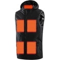 thumbnail image 2 of Abrigo calefactable para mujeres y hombres Chaqueta eléctrica Calentador corporal Chaleco calefactor con 3 calentadores (ajuste delgado), 2 of 4