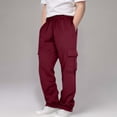 thumbnail image 4 of FDDMis Toddler Red Pants 18-24 Month Boy Pants Boys Pants Size 18-20 Big Kids Girls Wide Leg Pants 10-12 Khaki Pants for Toddler Boys Teen Boy, 4 of 7