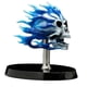 thumbnail image 1 of Decoración de esqueleto de motocicleta de Halloween Adorno de resina 3D Cool Horrible Motorbike Head Sign Window Calcomanía Hombres Accesorios Azul Inevent HA009255-02B, 1 of 6