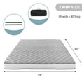 thumbnail image 5 of SLSY Futon Mattress, Extra Thick Padded Japanese Floor Mattress Quilted Bed Mattress Topper, Folding Floor Lounger Sleeping Pad Guest Bed, 5 of 10