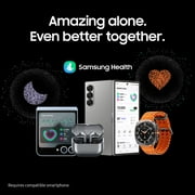 Samsung Galaxy Watch Ultra 47mm LTE Titanium Smart Watch, Titanium Gray, Orange Band