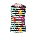 thumbnail image 6 of Lsque Trendy Colorful Pineapples Print Men's Cotton Blend Sleeveless Muscle Shirts (S-3XL)- Moisture Wicking, Odor Protection, UPF 30+,X-Large, 6 of 8