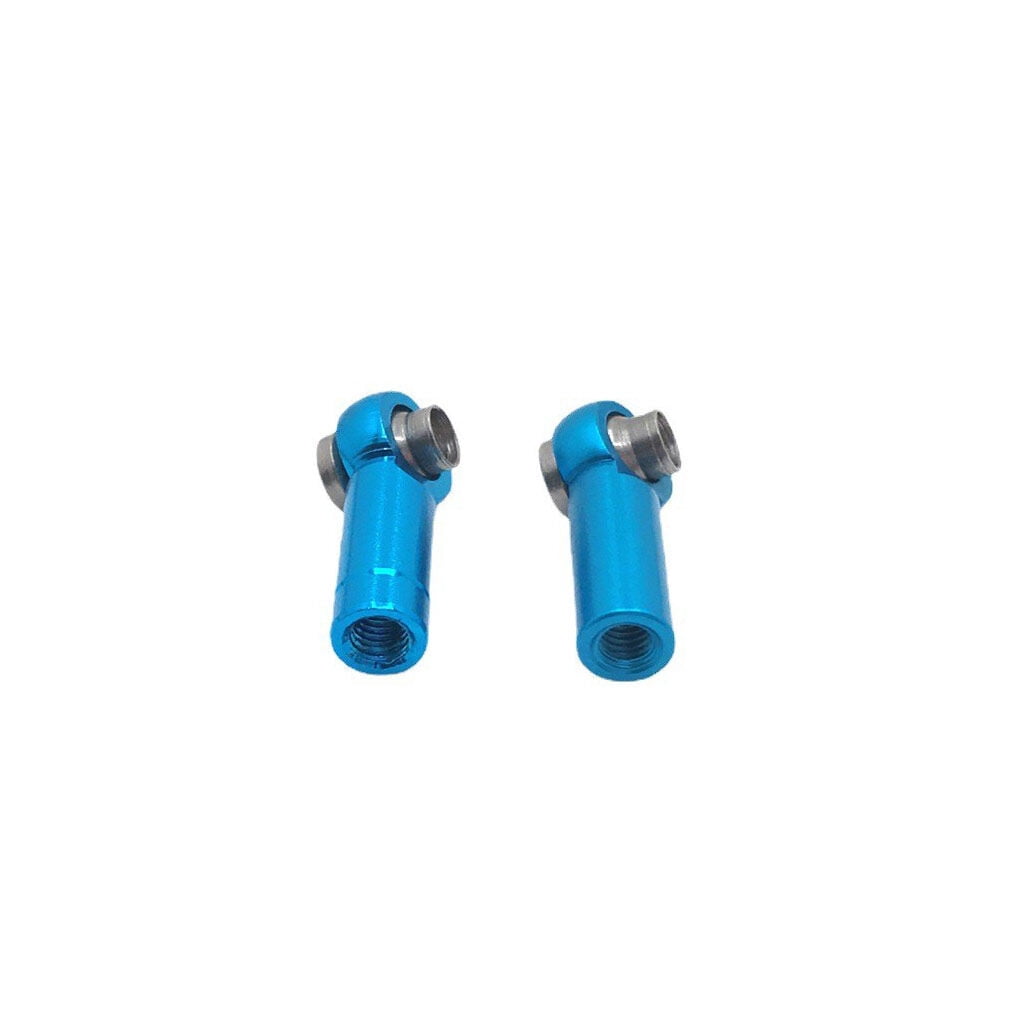 2pcs Tige de Liaison de Composant d'Extrémité Joint Universel RC Voiture Positif Reverse Thread Ball Head Holder Upgrading Accessoire Remplacer Pièce Bleu