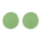 thumbnail image 1 of 2Pcs Manteles Individuales Redondos Trenzados, 5.3" Manteles de Borde Floral Tejidos para Decoración de Mesa de Cocina (Verde), 1 of 7