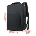 thumbnail image 2 of HBBKVI 16" Travel Laptop Backpack,Anti Theft Slim Durable Bookbag,Business Backpacks for Men Women,Water Resistant Carry on School Backpack Fits 13-16 Inch Laptop and Notebook, 2 of 6