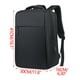 thumbnail image 3 of Wmhnj Mochila de viaje de doble capa con compartimento para porttil y puerto de carga USB - Bolsa para ordenador de 17,3 pulgadas para trabajo - Mltiples bolsillos de gran capacidad - Material de, 3 of 7